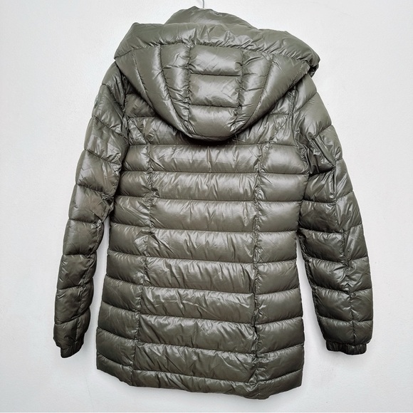 Point Zero Womens Small Pro Long Mid Weight Puffer Jacket Juniper - Picture 13 of 16